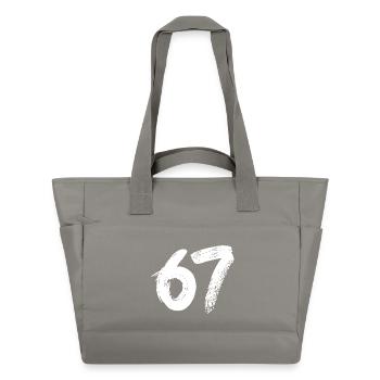 67 Peinture Blanche - Sac matelassé déperlant - gris - Devant