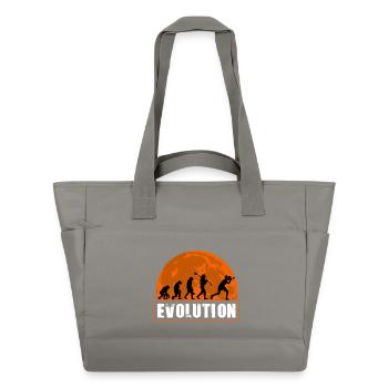 Évolution du tennis de table et du ping-pong - Sac matelassé déperlant - gris - Devant