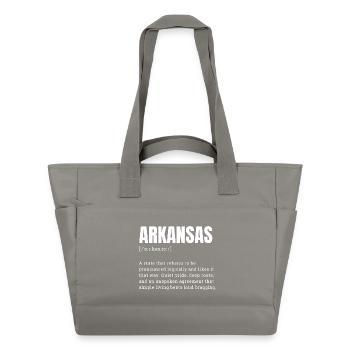 Arkansas Bold State Pride - Wasserabweisende Padded Bag - Grau - Vorne