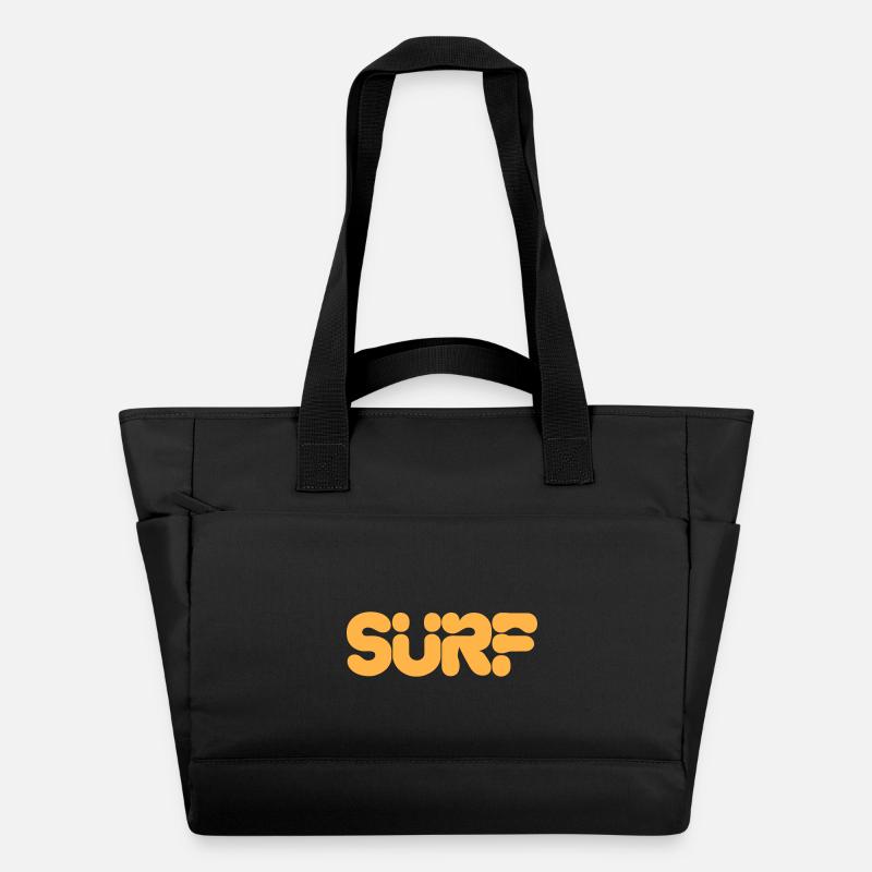 Design Graphique Abstrait Éclatant - Sac matelassé déperlant - noir