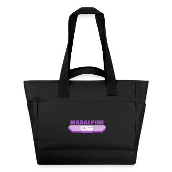 Maralpine Logo 06 - Water-Repellent Padded Bag - black - Front