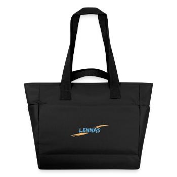 Lennas Lennas - Sac matelassé déperlant - noir - Devant