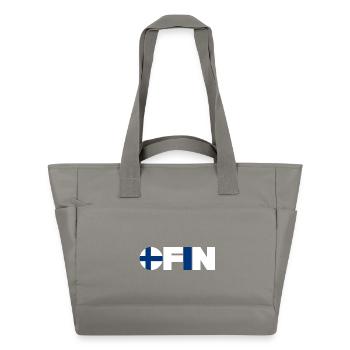 Finlande - Sac matelassé déperlant - gris - Devant