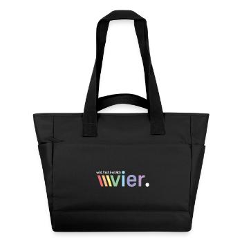Wild, cheeky and finally four - Water-Repellent Padded Bag - black - Front