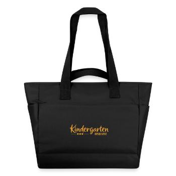 Kindergarten Graduate - School Enrollment - Kita - Water-Repellent Padded Bag - black - Front