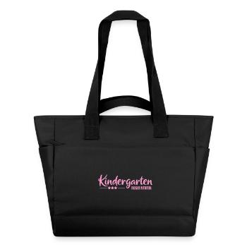 Kindergarten Graduate - School Enrollment - Kita - Water-Repellent Padded Bag - black - Front