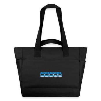 AQUAGIRL - Sac matelassé déperlant - noir - Devant