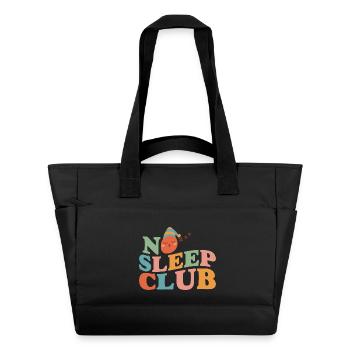 No Sleep Club Édition Parent - Sac matelassé déperlant - noir - Devant
