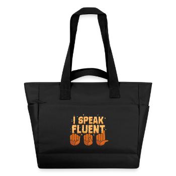 Deaf Deaf Hearing Impairment - Water-Repellent Padded Bag - black - Front