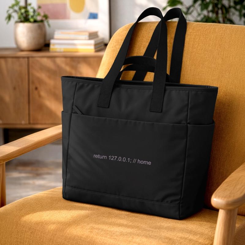 Programmer Nerd IT Joke Developer Home Water-Repellent Padded Bag