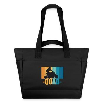 Quad Quad Driver Offroad Motorsport Cadeau - Sac matelassé déperlant - noir - Devant