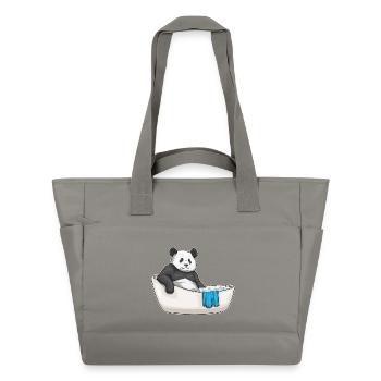 Baignoire Panda - Sac matelassé déperlant - gris - Devant