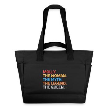 Molly la Femme Le Mythe La Légende La Reine - Sac matelassé déperlant - noir - Devant