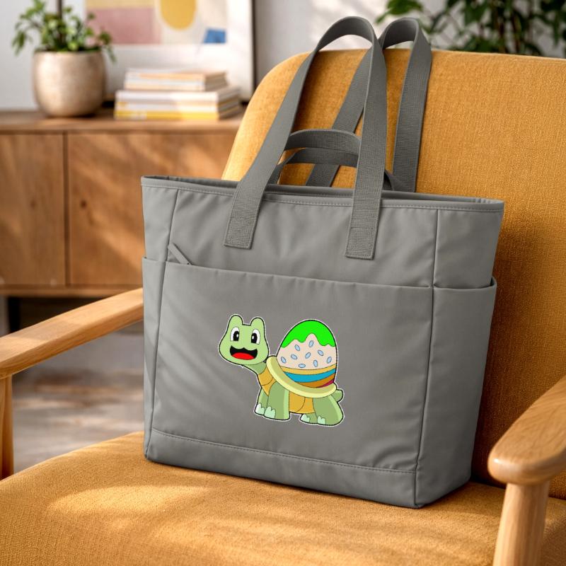 Turtle Easter Easter Egg Water-Repellent Padded Bag
