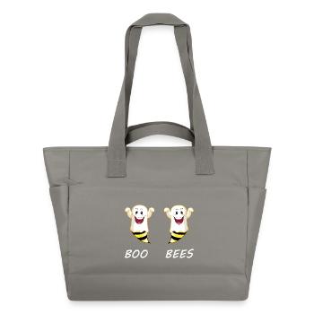 Boo Bees Halloween Couple - Water-Repellent Padded Bag - grey - Front
