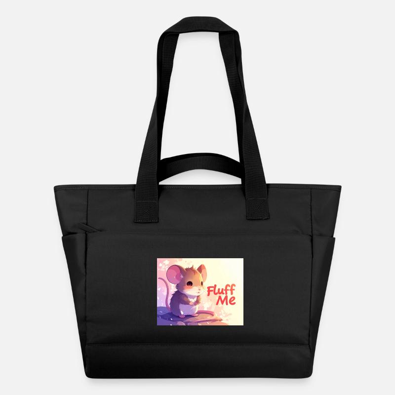 Mouse Fluff me - Water-Repellent Padded Bag - black