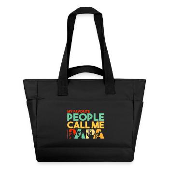 My Favorite People Call Me Papa Line Worker - Water-Repellent Padded Bag - black - Front