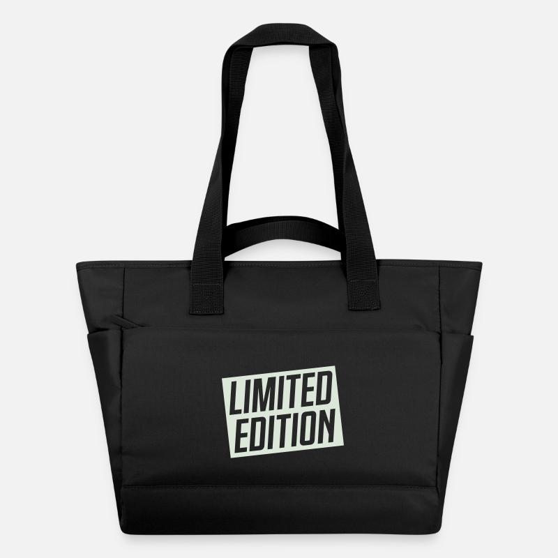 Design de timbre en édition limitée - Sac matelassé déperlant - noir