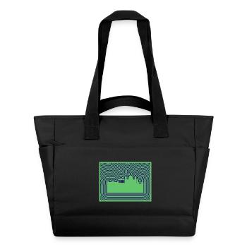 Berlin Skyline - Water-Repellent Padded Bag - black - Front