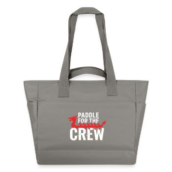 Dragon Boat Club Paddler Team Dragon Boat Gift - Water-Repellent Padded Bag - grey - Front