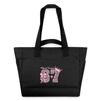 13th Birthday Shirt Funny Meme 67 Birthday 13 - Sac matelassé déperlant - noir - Devant
