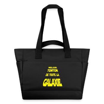 Meilleur Tonton de la galaxie - Sac matelassé déperlant - noir - Devant