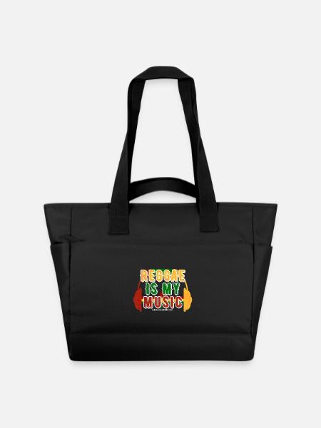 Le reggae est ma musique - Sac matelassé déperlant - noir