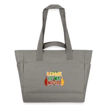 Reggae is my music - Water-Repellent Padded Bag - grey - Front