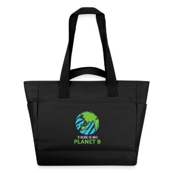 Klimaschutz Umwelt Planet Erde Klima Klimapolitik - Wasserabweisende Padded Bag - Schwarz - Vorne