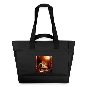 Merveilleux dragon la nuit - Sac matelassé déperlant - noir - Devant