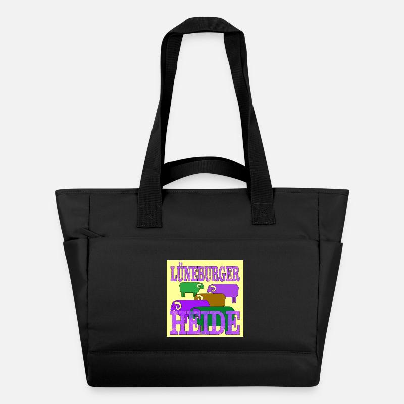 Lüneburger Heide - Wasserabweisende Padded Bag - Schwarz