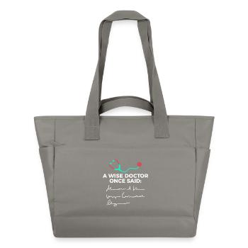 Doctor Doctor Specialist Medical Assistant Physician Fun - Water-Repellent Padded Bag - grey - Front