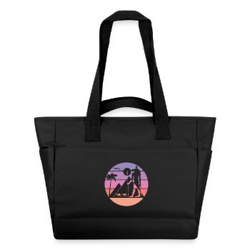 Silhouette Mythique - Anubis - Sac matelassé déperlant - noir - Devant