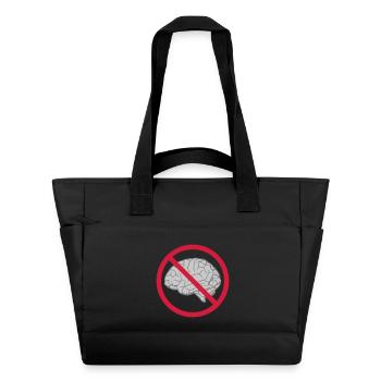 Brain Forbidden Shield - Water-Repellent Padded Bag - black - Front