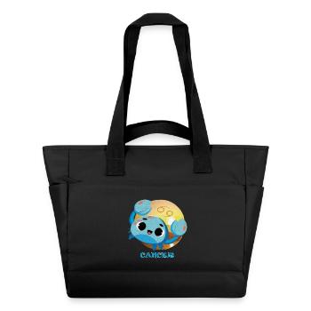 Zodiac Sign Cancer - Water-Repellent Padded Bag - black - Front