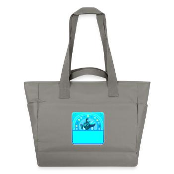 Cadeaux nominatifs - U-BOOT - CRÉEZ VOTRE PROPRE - Sac matelassé déperlant - gris - Devant