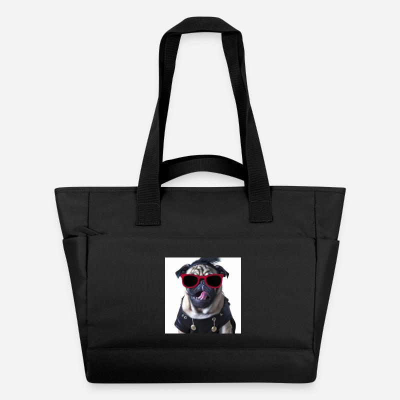 Carlin punk - Sac matelassé déperlant - noir