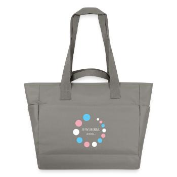 Pride Month - Übergang... Laden - Wasserabweisende Padded Bag - Grau - Vorne