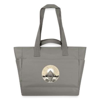 Pyramide 01 - Wasserabweisende Padded Bag - Grau - Vorne