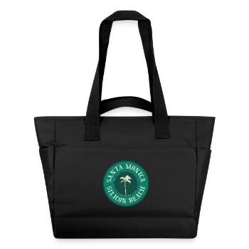 Santa Monica Beach Badge - Wasserabweisende Padded Bag - Schwarz - Vorne