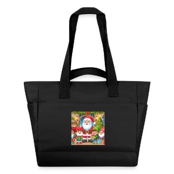 Weihnachts Design 10 - Wasserabweisende Padded Bag - Schwarz - Vorne
