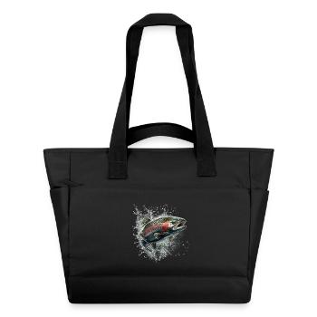 Truite - Sac matelassé déperlant - noir - Devant