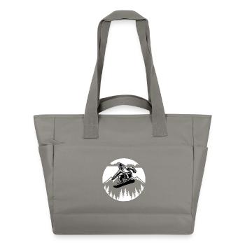 Conception de snowboard de nouvelle génération pour la performance et le style - Sac matelassé déperlant - gris - Devant