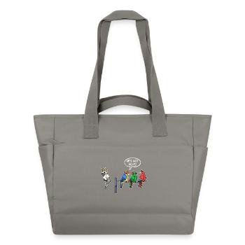 Animal Jungle Birds Parrot Statement Pet - Water-Repellent Padded Bag - grey - Front