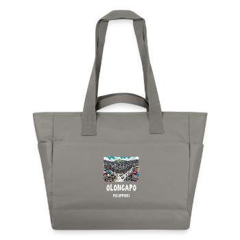 Olongapo City Philippines Southeast Asia - Water-Repellent Padded Bag - grey - Front