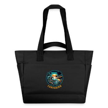 Carvoeiro Portugal Algarve Strand - Wasserabweisende Padded Bag - Schwarz - Vorne
