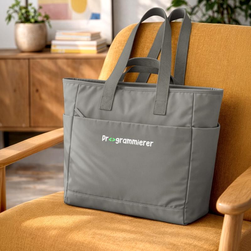 Programmierer Computerfreak Skripting Code Nerd Wasserabweisende Padded Bag
