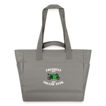 Motor Petrol Station Refuelling Statement Electricity Energy - Water-Repellent Padded Bag - grey - Front