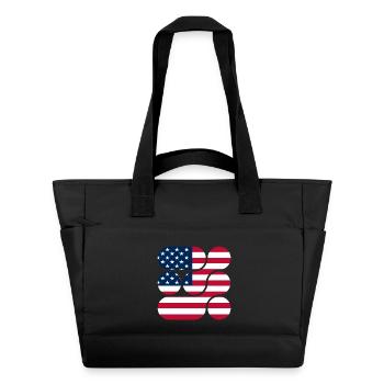 OCHOOO - Vereinigte Staaten von Amerika - Wasserabweisende Padded Bag - Schwarz - Vorne