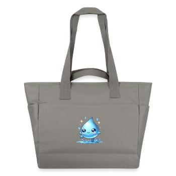 Water - Water-Repellent Padded Bag - grey - Front